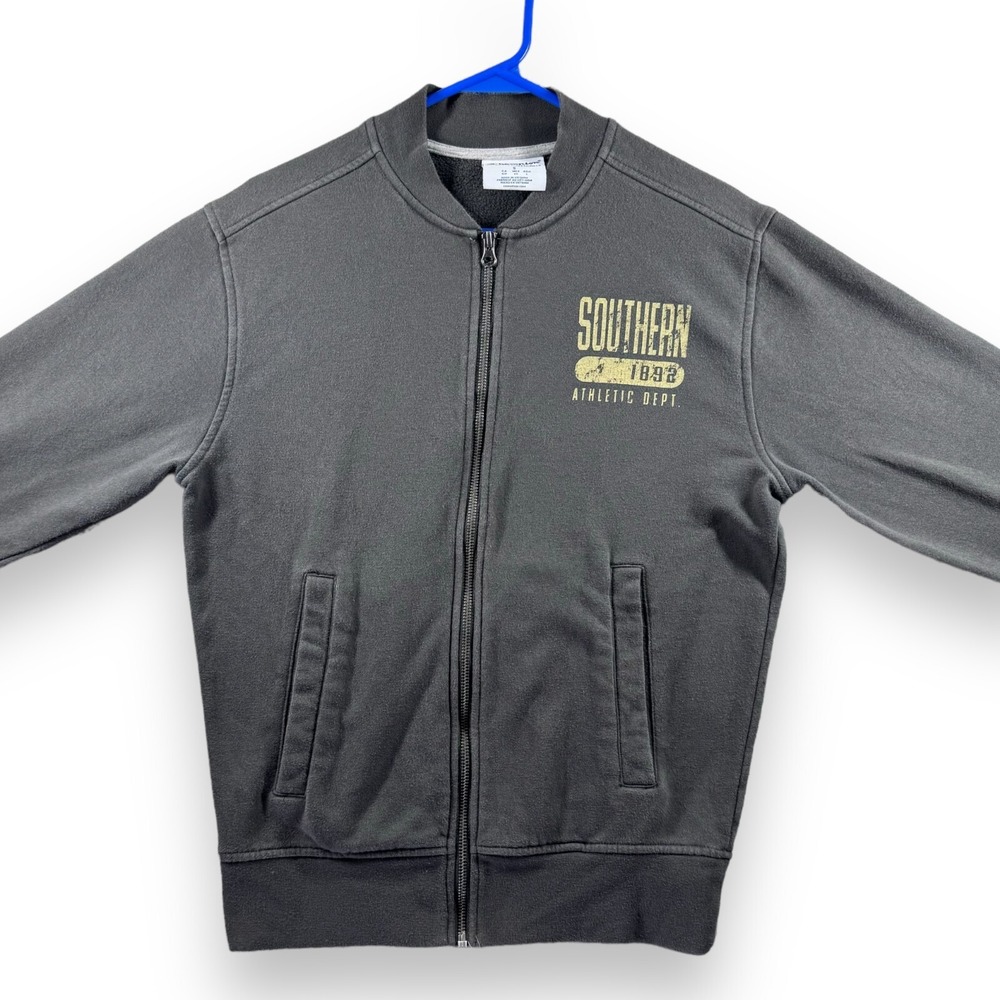 Champion Southern Athletic Mens Small Gray Full Zip Sweatshirt Jacket